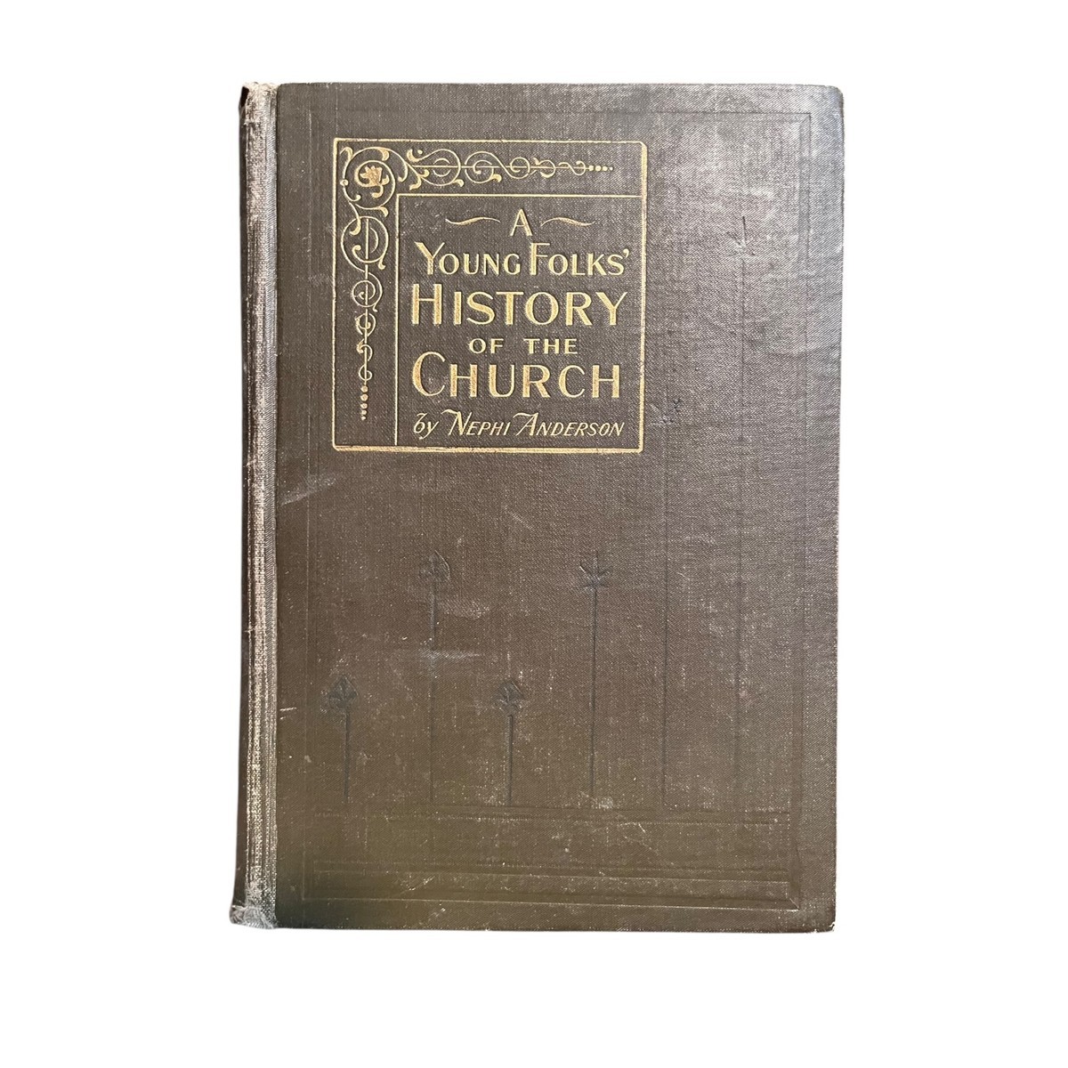A Young Folks' History of the Church – Antique Hardcover Book, Youth Religious E