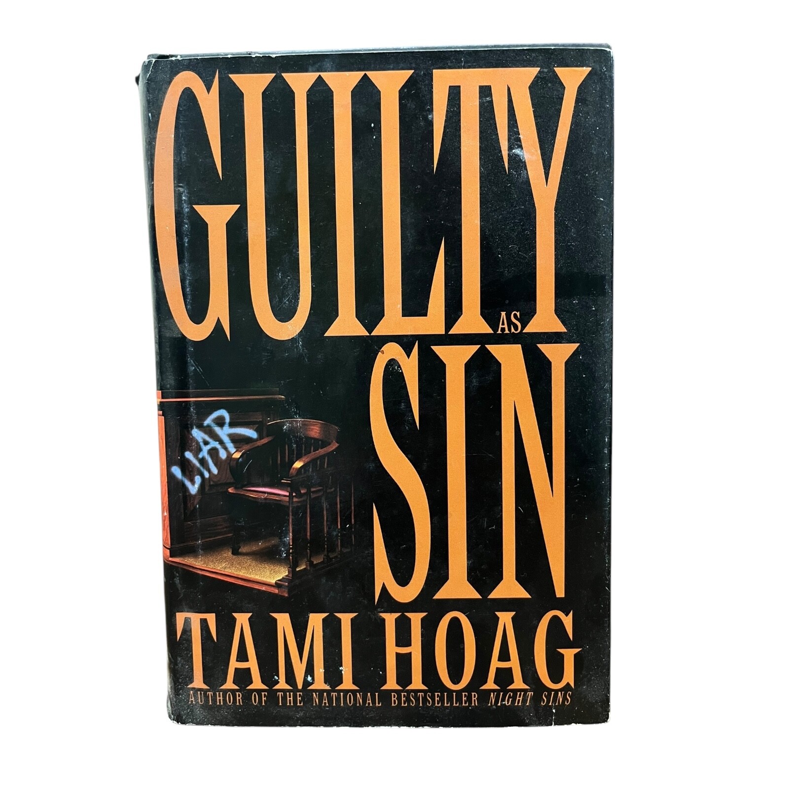 GUILTY AS SIN by TAMI HOAG 1ST EDITION HARDCOVER