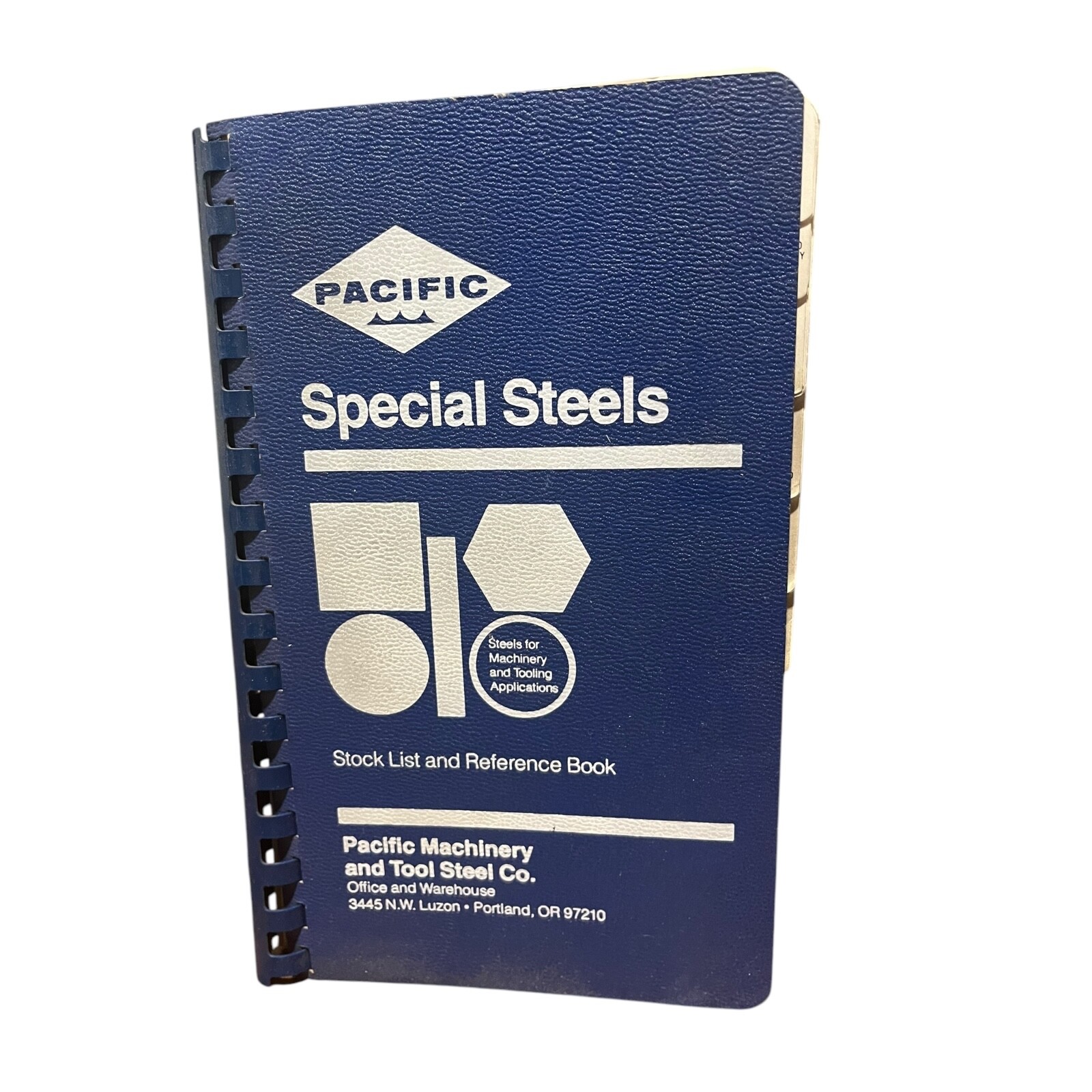 VINTAGE PUBLICATION SPECIAL STEEL STEELS PACIFIC MACHINERY TOOL STEEL CO 1981