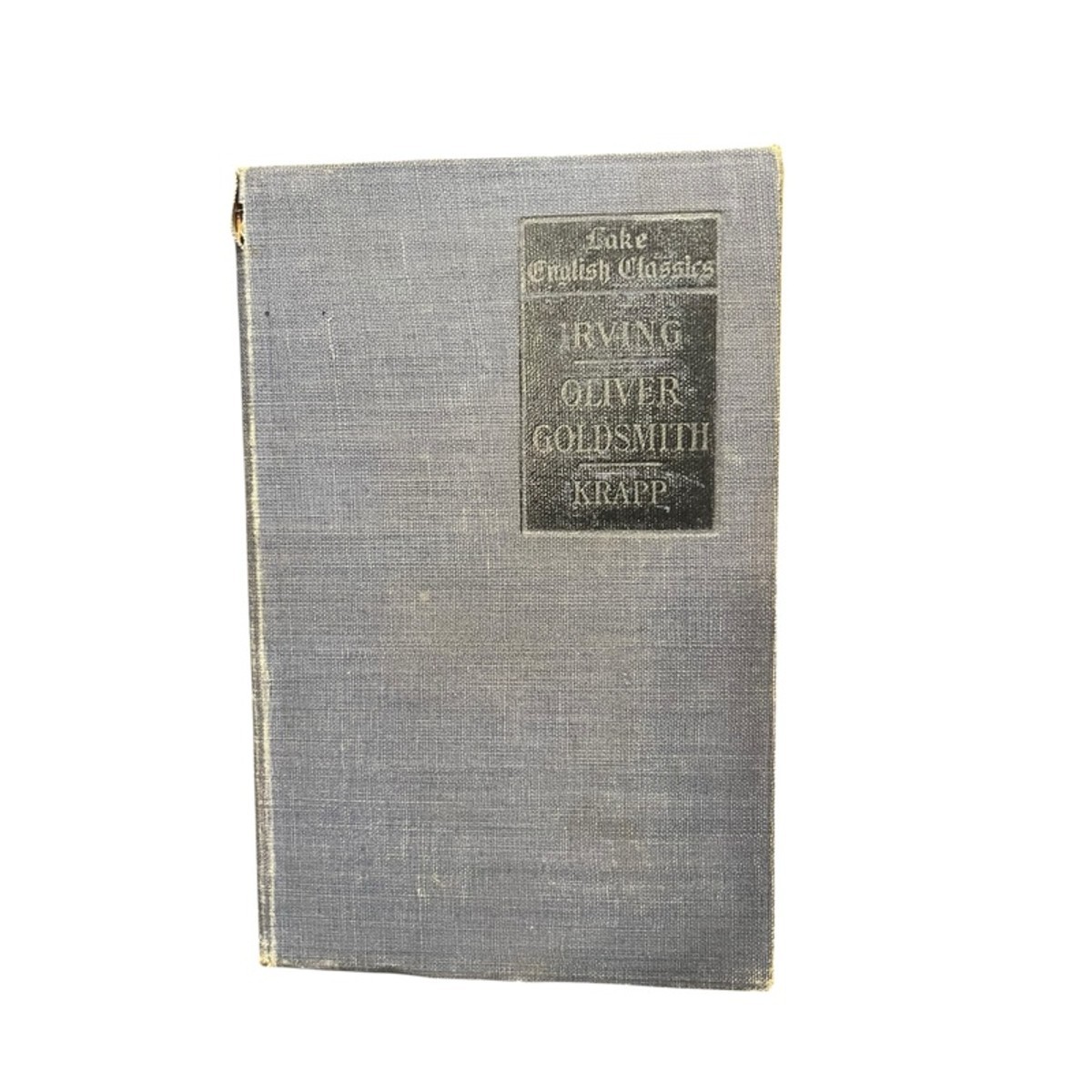 Washington Irving Oliver Goldsmith Biography (1904 Hardcover)