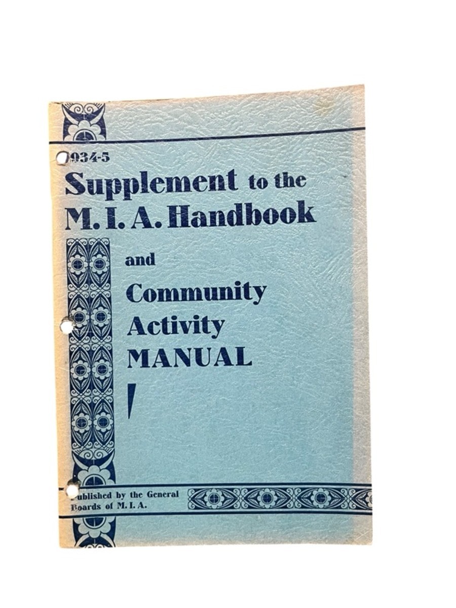 Supplement to the M. I. A. Handbook and Community Activity