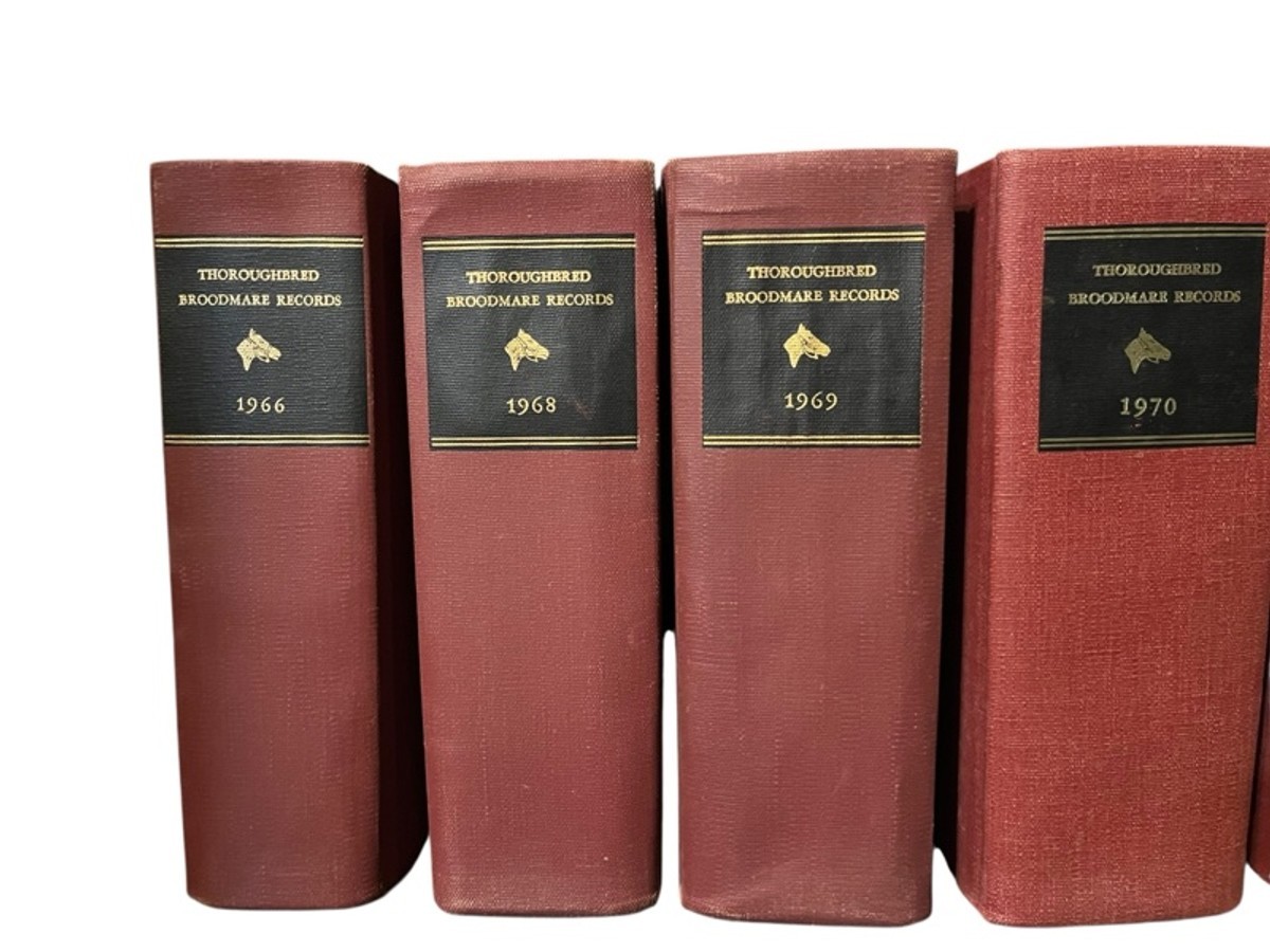 Thoroughbred Broodmare Records Set Horses 22 Manuals 1966-1990 Racing Rare