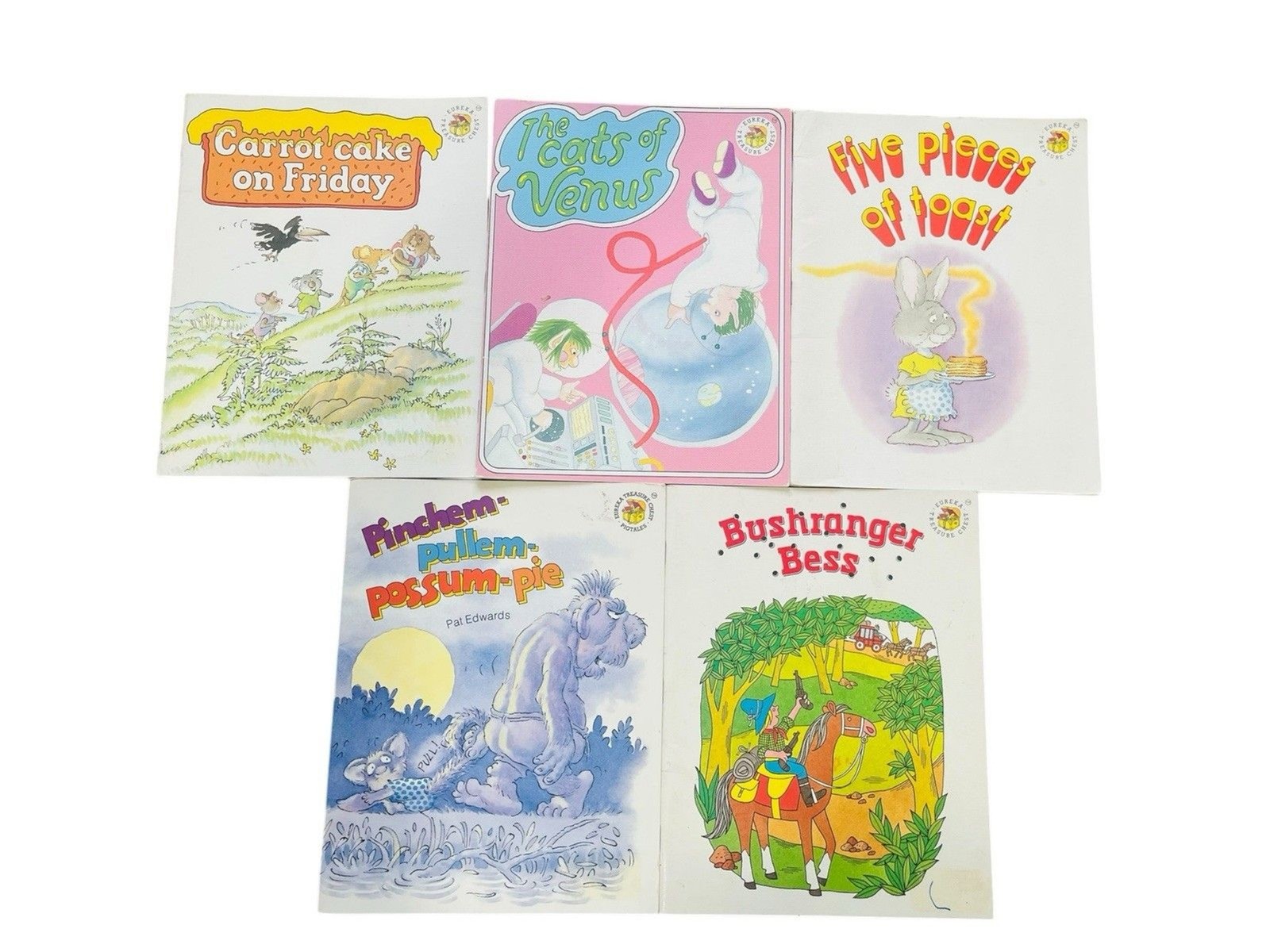 Eureka Treasure Chest x 5 Children's Reading Books Home School Early Learner