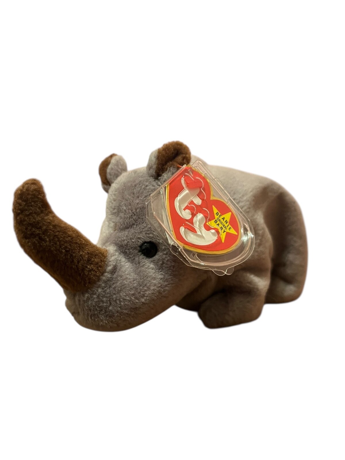Ty Beanie Baby Spike The Rhinoceros Hang Tag