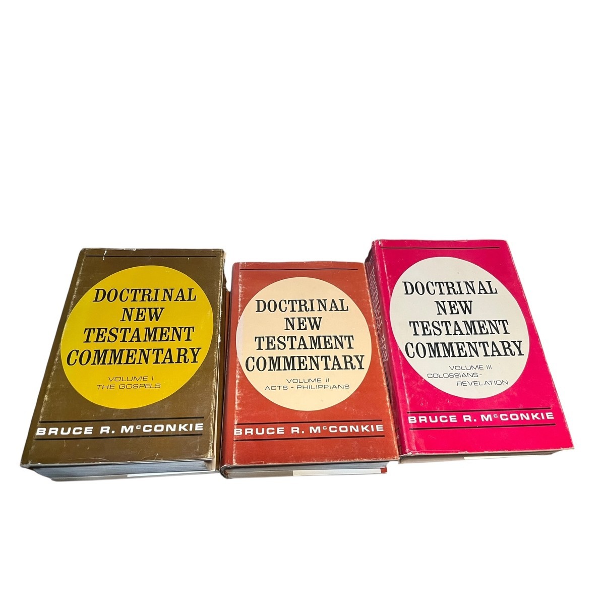 3 Volume Set by Elder Bruce R. McConkie Doctrinal NT Commentary HC