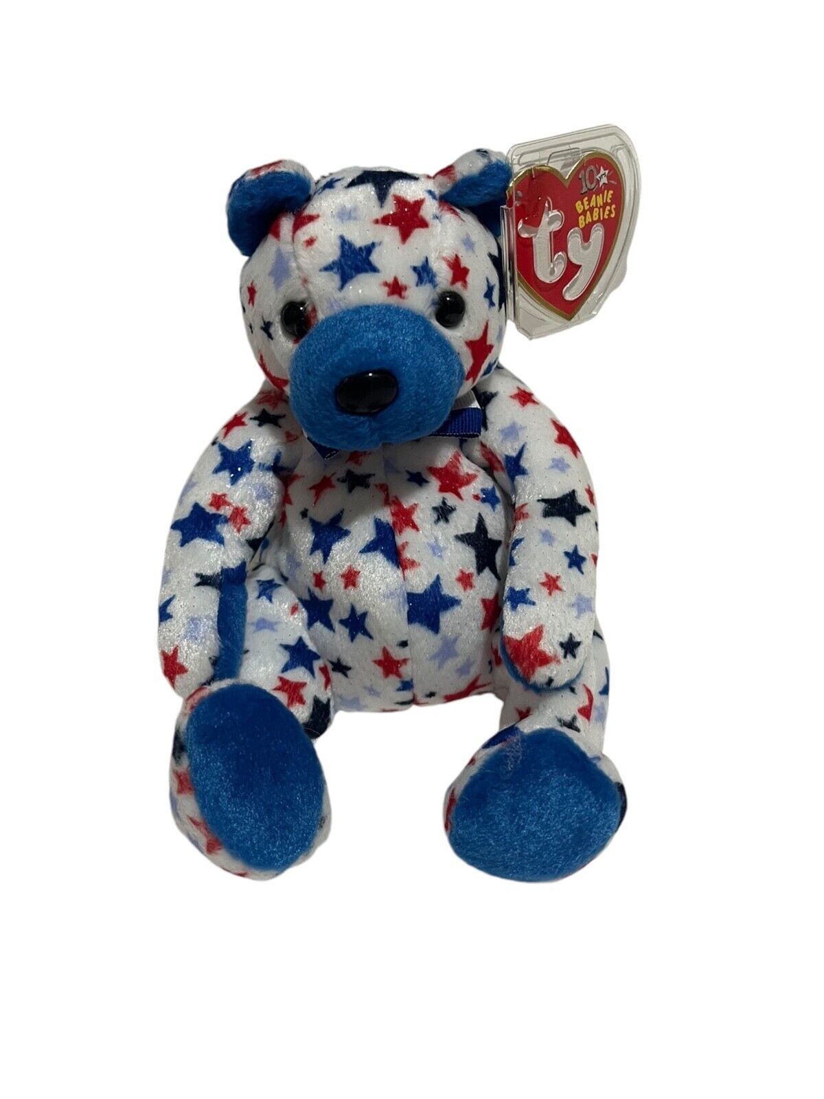 TY Beanie Baby - BLUE the Bear (Internet Exclusive) (7.5 inch)