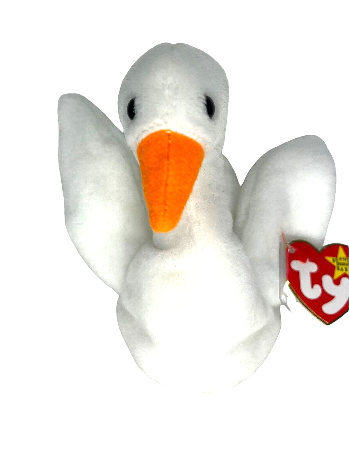 TY Beanie Baby - GRACIE the Swan (5.5 inch) P.V.C Pellets