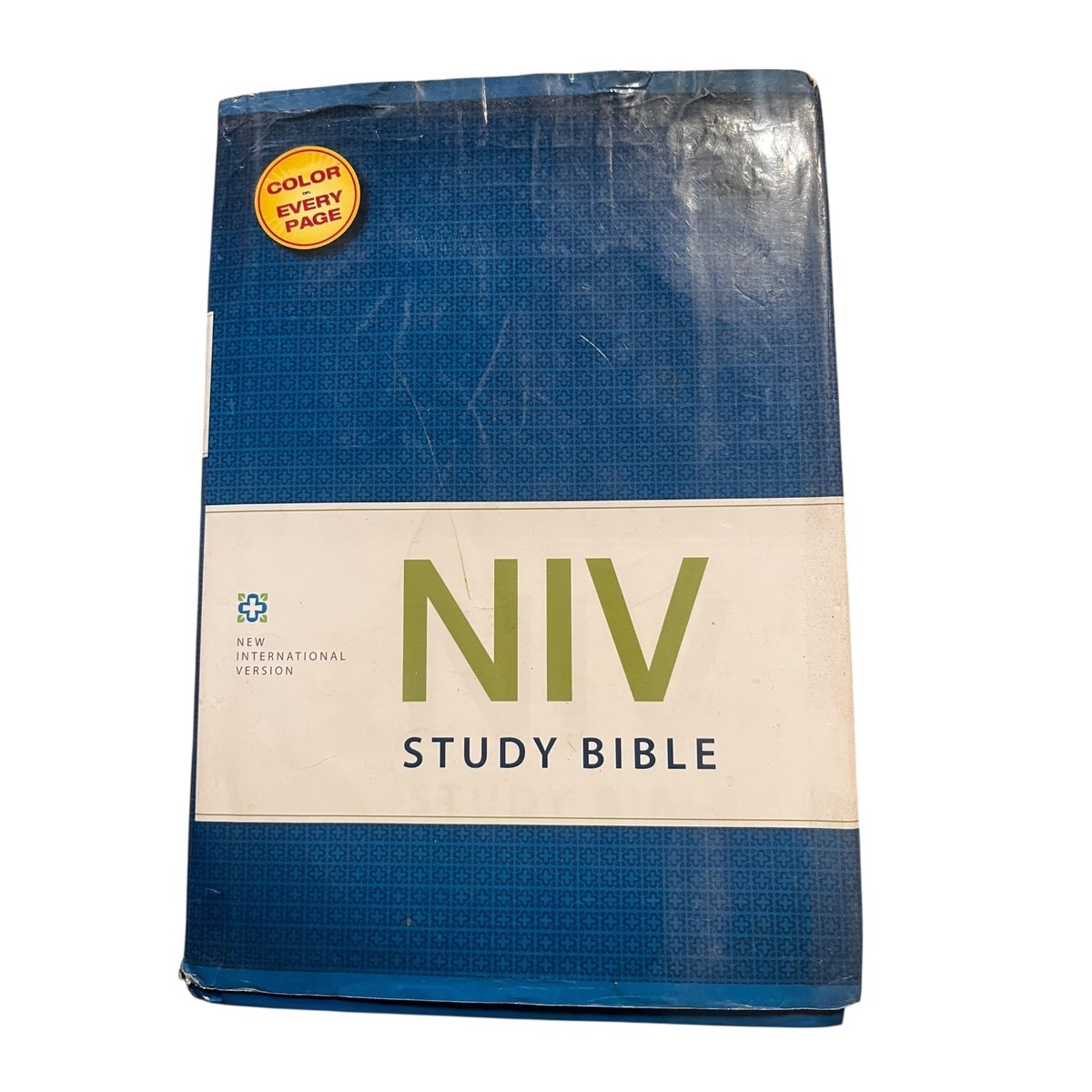 NIV Study Bible With ABC Index Tabs Hardcover Illustrated Notes 1984