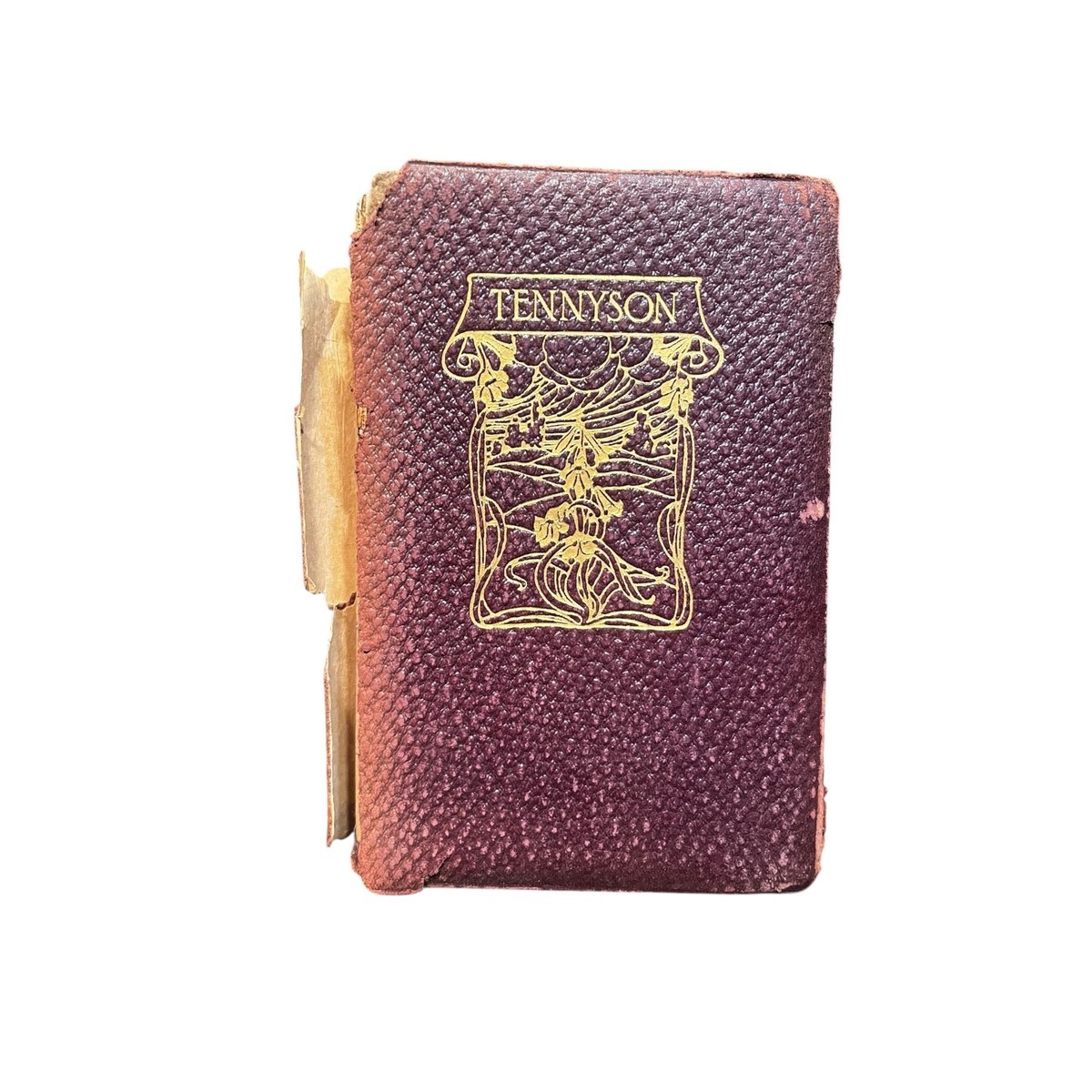 Tennyson Poetry Book Victorian Literature Vintage Hardcover Classic Poems