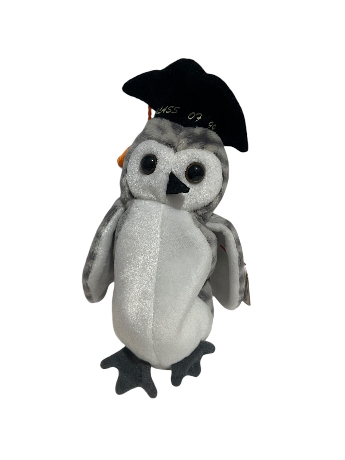 Beanie Baby Ty Wiser The Owl Graduate Graduation 1999 Retired Collectible
