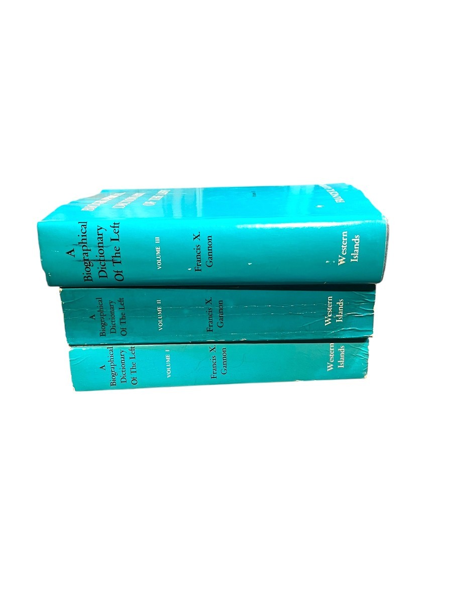 Francis Gannon Biographical Dictionary of the Left Vol 1-3 Set