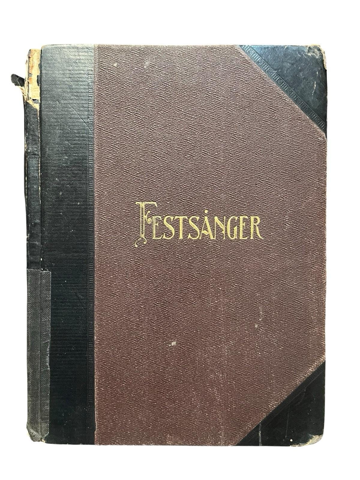 Antique german hymn book 1905 geo. keffel der feftfänger